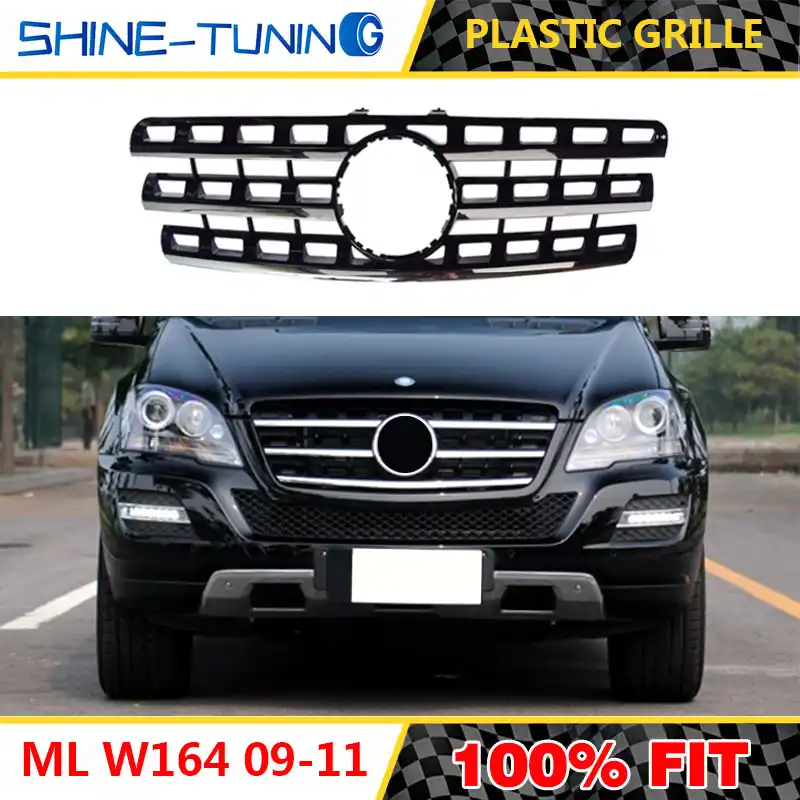 Front Grill Suitable For Mercedes Ml Class W164 X164 Amg Grille 1648850685 2009 11 Grille Without Emblem Racing Grills Aliexpress