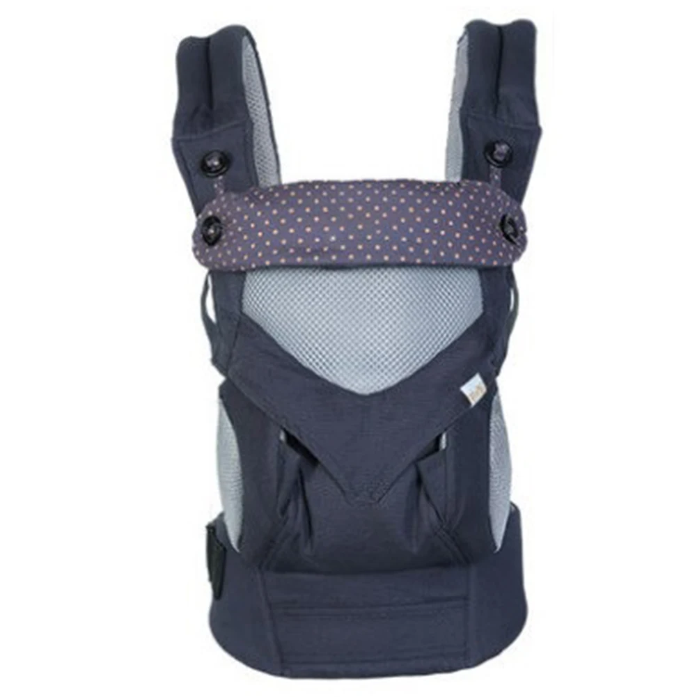 Регулируемый Многофункциональный Воздухопроницаемый Рюкзак Ремень Через Плечо младенческой хлопок смесь кенгуру руки бесплатно обертывание спереди держа