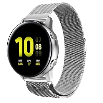 

For Samsung galaxy watch Active 2 44mm 40mm Watch Strap Milanese Magnetic Stainless Steel 20mm Watch band ремешок Active2
