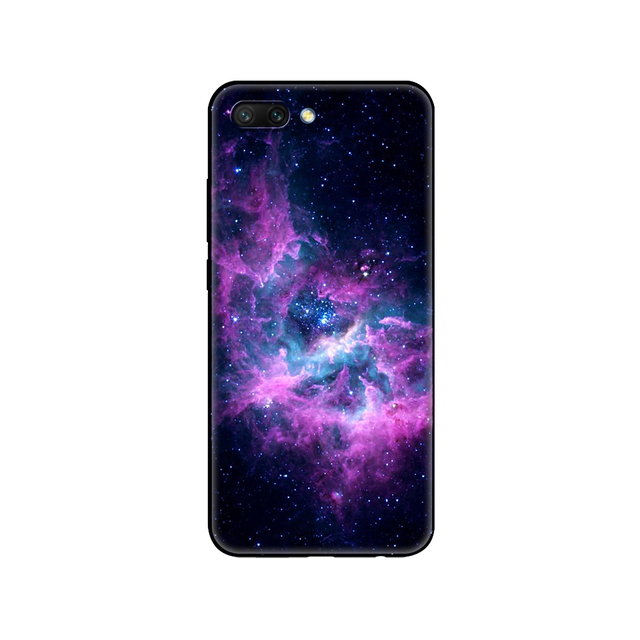 honor 10 case soft silicon tpu back phone cover for huawei honor 10 Case Etui protective printing coque black tpu case