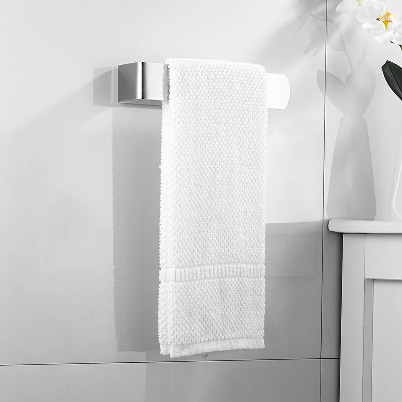 Stainless Steel Towel Rack Selfadhesive Wall Hanging Towel Holder