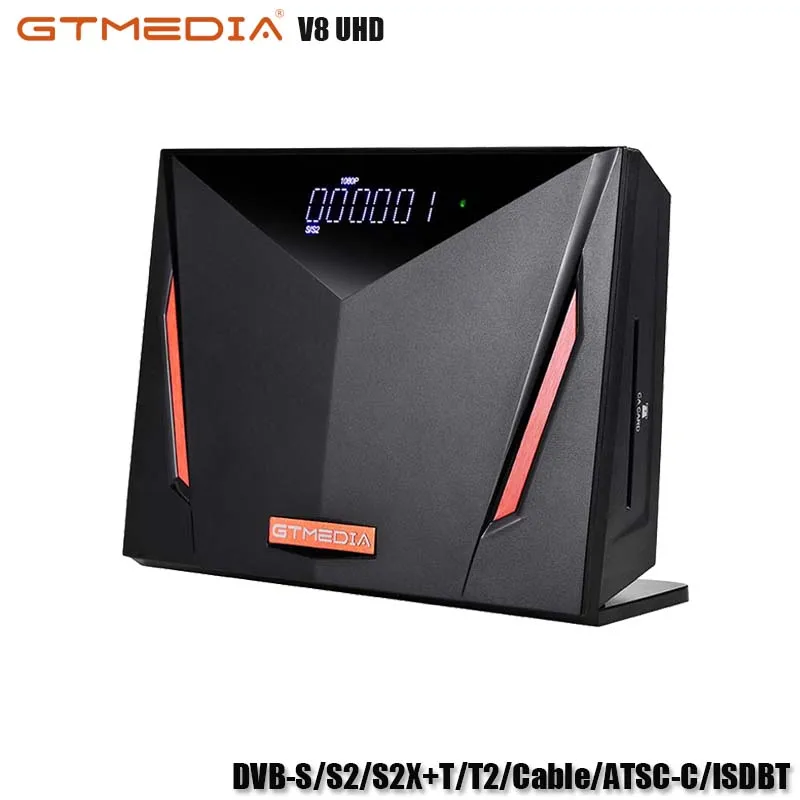 Приемник GTMEDIA V8 UHD поддержка спутникового ТВ-приемника DVB-S/S2/S2X + T/T2/Cable/ATSC-C/ISDBT для