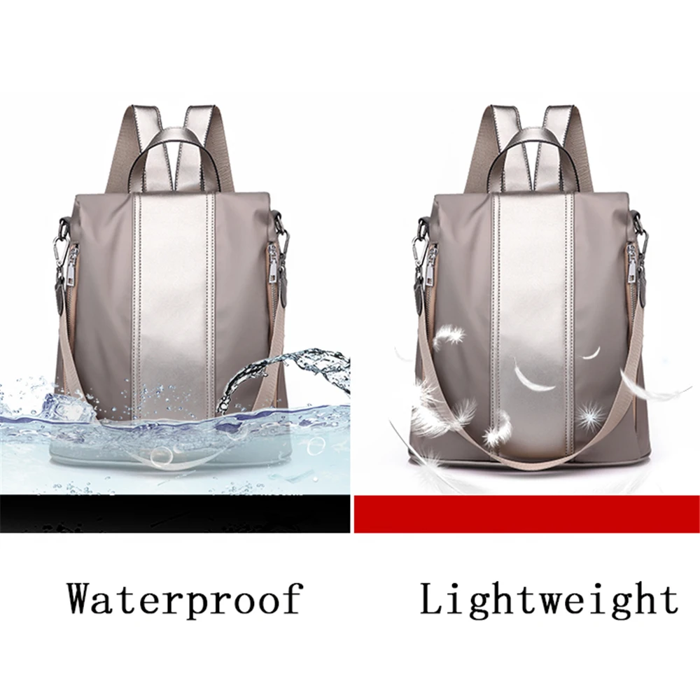 Mochilas женский рюкзак Женский кошелек водонепроницаемый нейлоновый