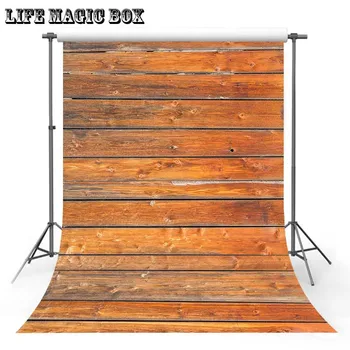 

LIFE MAGIC BOX Wooden Wall Photography Backdrop Dark Wallpapers Vinyl Photo Booth Floor-672