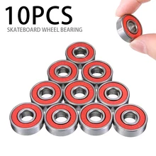 10pcs ABEC 9 Red TN Engineering Plastic Scooter Skateboard Wheel Bearings High Performance Roller Skate Scooter Skateboard Wheel 10pcs ABEC 9 Red TN Engineering Plastic Scooter Skateboard Wheel Bearings High Performance Roller Skate Scooter Skateboard Wheel