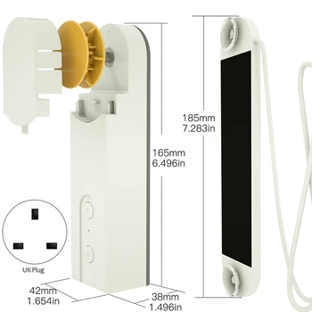 

DIY Smart Motorized Chain Roller Blinds Shade Shutter Drive Motor Powered By Solar Panel and Charger Bluetooth APP Control(UK Pl