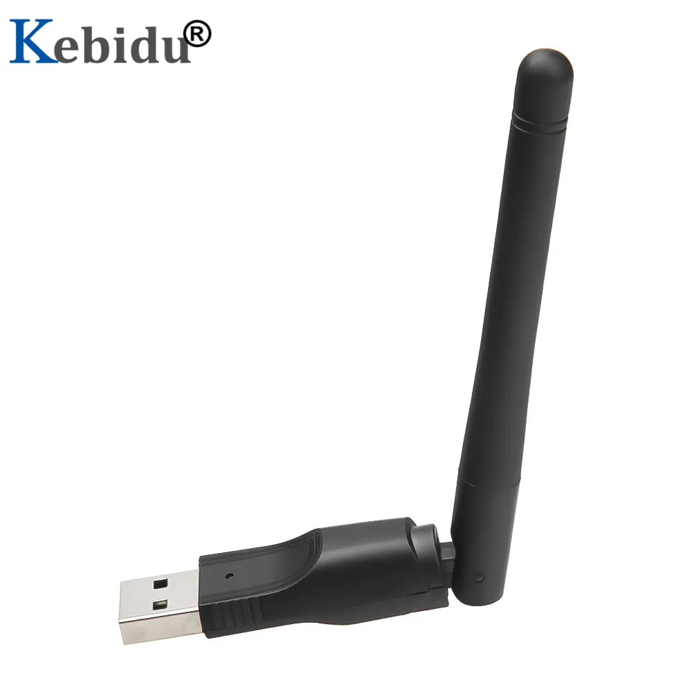 Kebidu мини Беспроводной USB Wi-Fi адаптер сети LAN карты MT7601 150 Мбит/с 802.11n/g/b сети LAN Card Wi-Fi Dongle для Декодер каналов кабельного телевидения