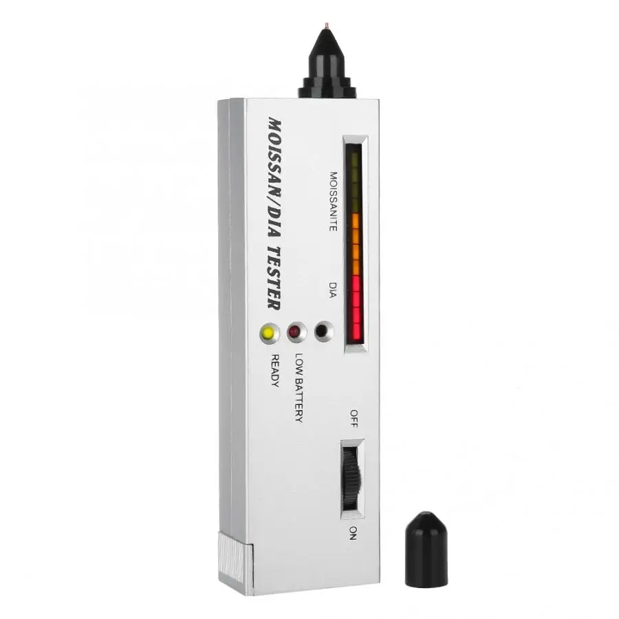 Professional Moissan LED Indicator Tester Moissanites Detector Pen Gemstone Diamonds Selector Jewelry Testing pick up Tool