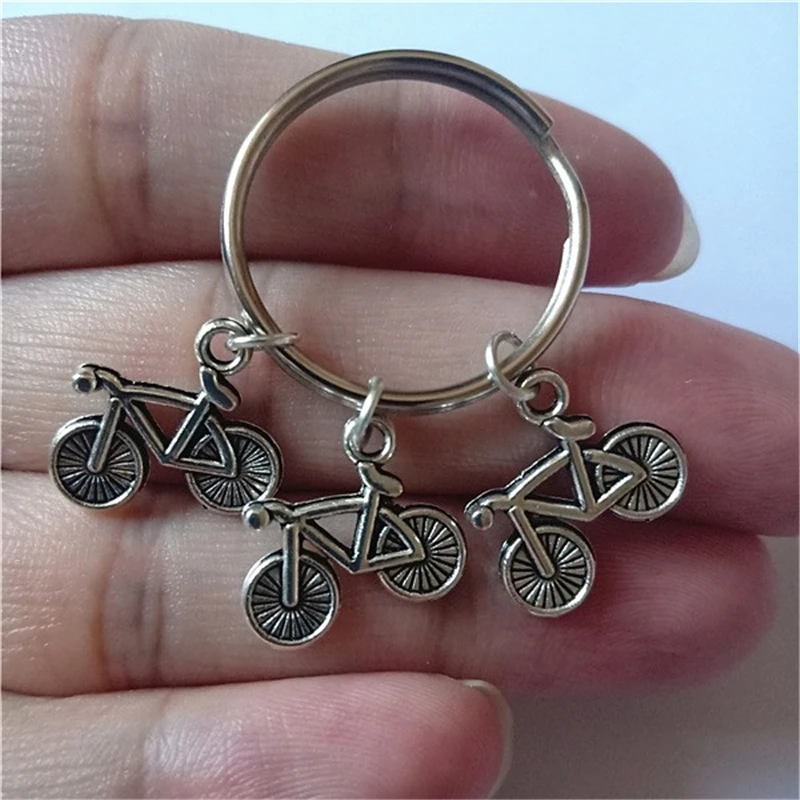 Tiny Bicycle Keychain Bike Sport Jewelry Cyclist Gift Lover Outdoor Accessories | Украшения и аксессуары