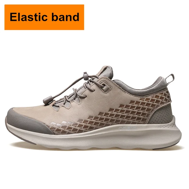 HUMTTO New Leather Mens Shoes Fashion Sneakers for Men Waterproof Winter Luxury Designer Brand Non-slip Black Man Casual Shoes Beige 310691A