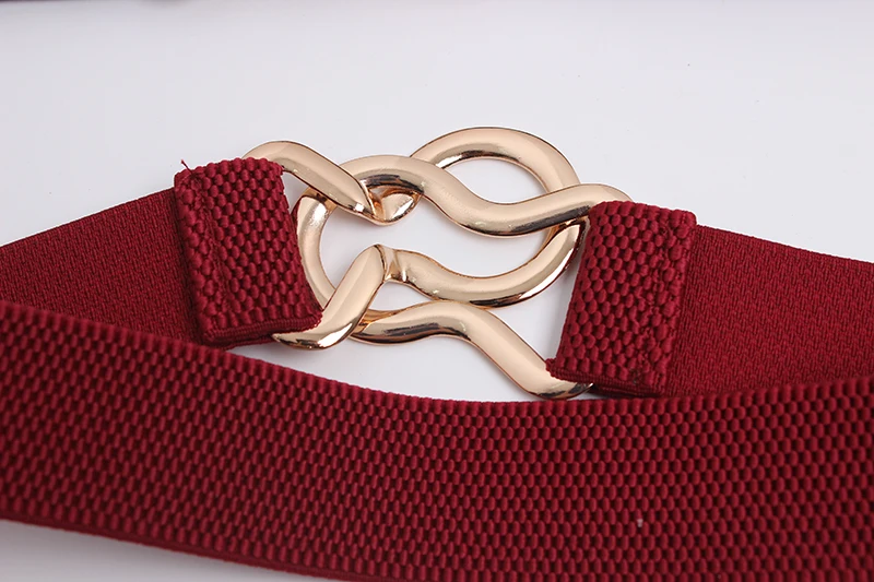 Женский костюм, пояс с двойной пряжкой, Модный Эластичный пояс с пряжкой, широкий эластичный пояс, корсет на каждый день, ремень, платье, Декор, Новинка