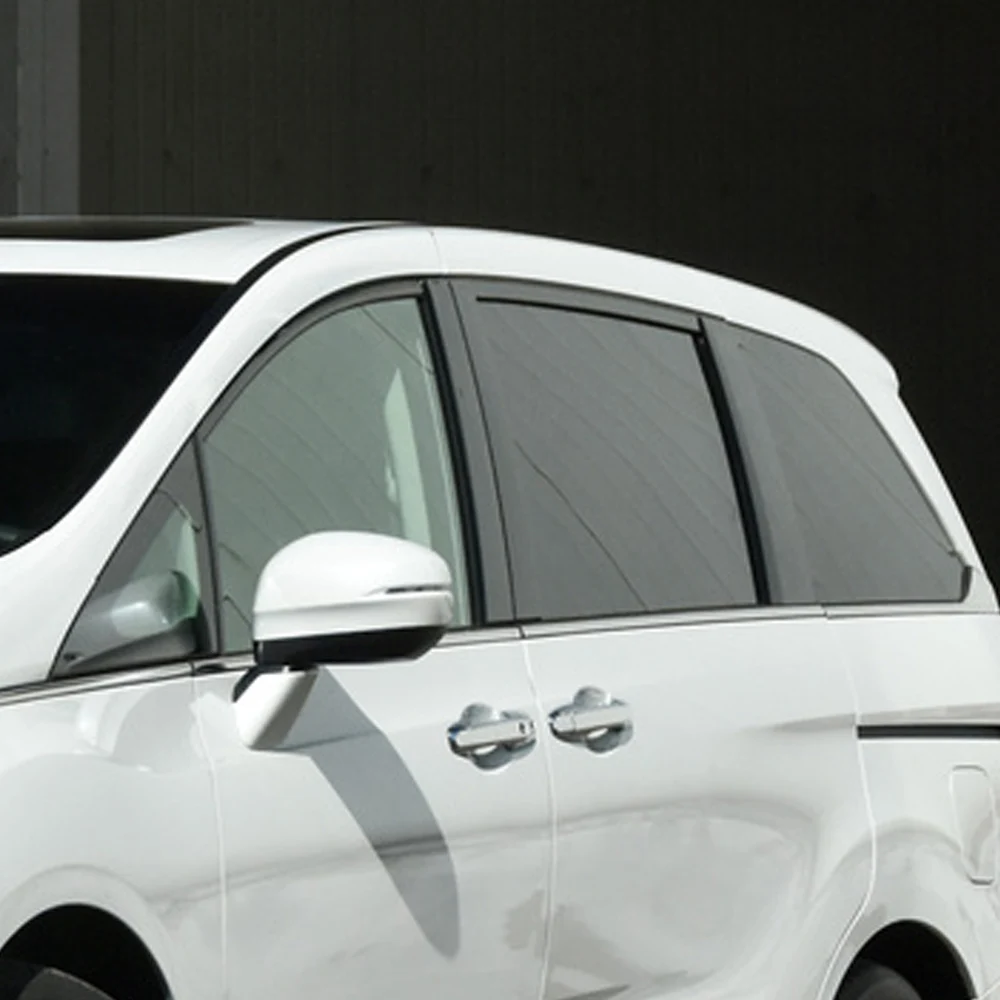 Для HONDA ODYSSEY 5-го поколения RC 2013- окна автомобиля солнце дождь тени козырьки щиток Shelter Защитная крышка отделка рамка наклейка