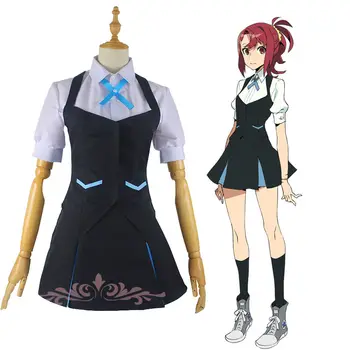 

New Kiznaiver Chidori Takashiro School Uniform Cosplay Costume Skirt Suit Whole Set Free shipping