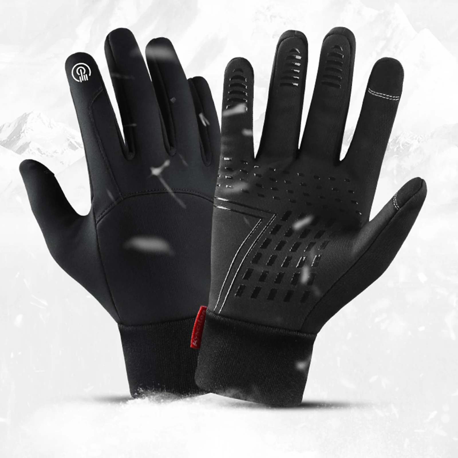 Thermal Cycling Gloves Winter Sport Touchscreen Anti-slip Glove Windproof Waterproof Touchscreen Driving Golf Glove