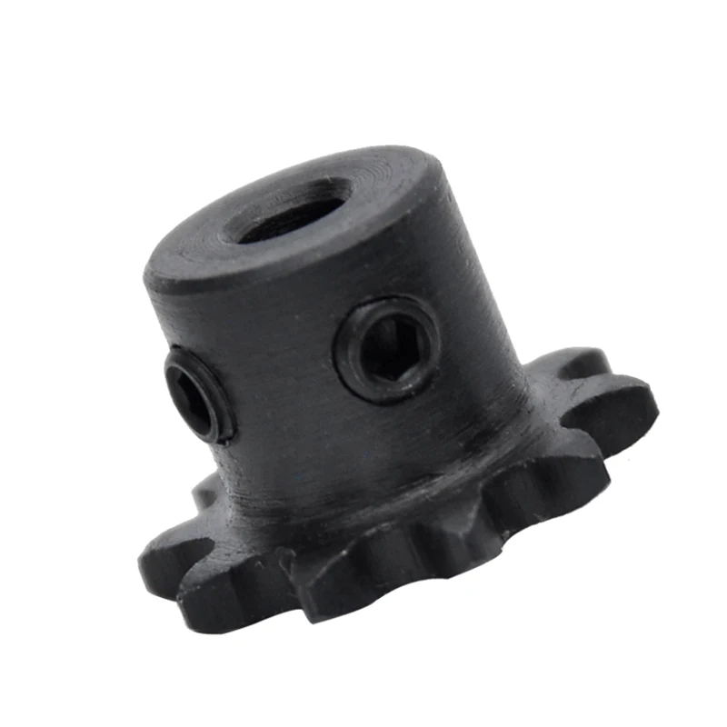 1Pcs 04C 2 Points 9 Teeth 2 Points 10 Teeth Chain Gear Industrial Sprocket Wheel With Top Wire Bore 5mm 6mm 8mm 10mm