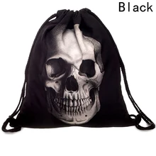Унисекс, дорожный мягкий рюкзак, уникальный стиль, мужская сумка Mochila на шнурке, школьные рюкзаки для девочек, рюкзак со скелетом, маленькая 3D печать