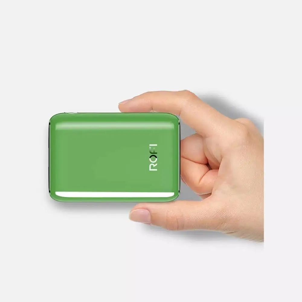 Xiaomi ROFI power Bank 10000 мАч Мини серия портативное зарядное устройство USB повербанк Внешнее зарядное устройство для Iphone ретро