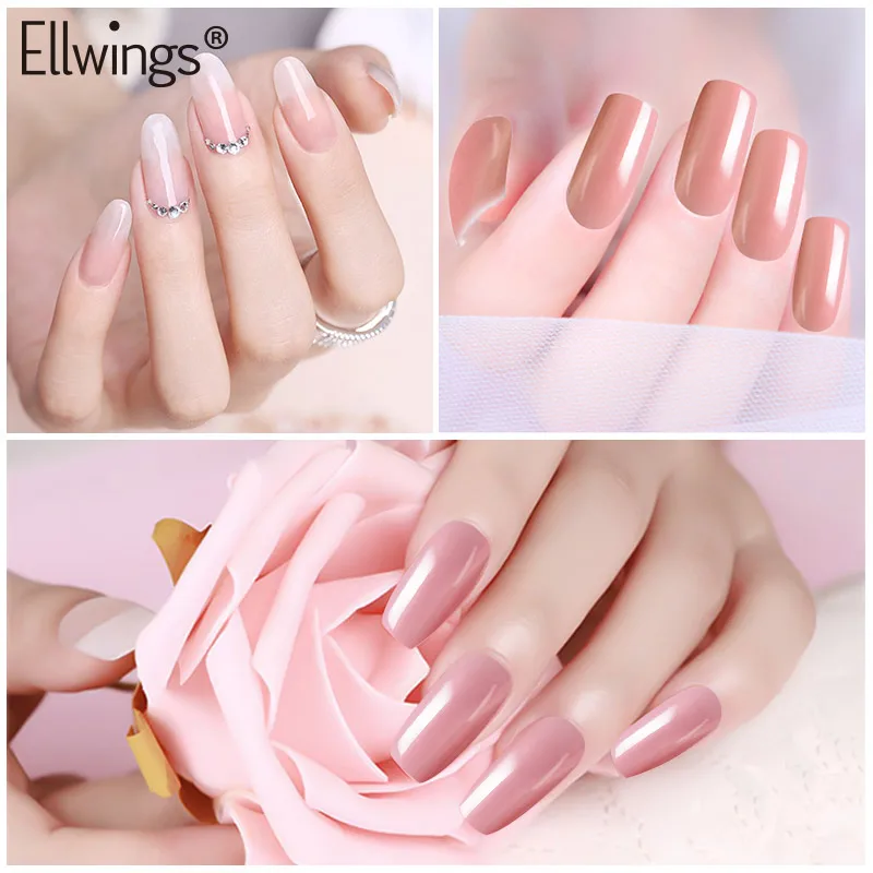 Ellwings 1 шт., Модные Акриловые полигелевые ногти, УФ-гель для наращивания, лак для ногтей, полигелевый лак, гель