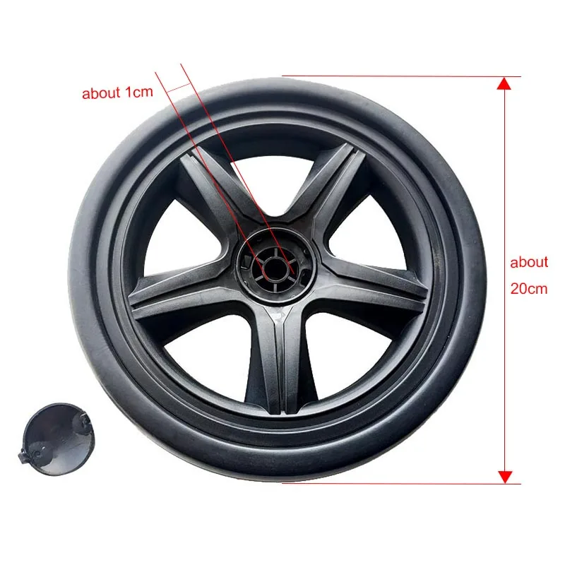 Roues De Poussette Universelles - Caoutchouc - Remplacement Avant/Arrière - Pour Yoyo/Vovo/etc.