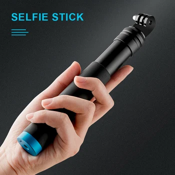 

For GoPro Hero 8 7 6 5 1PC Extendable Aluminum Alloy Selfie Stick Universal Lightweight Selfie Stick Action Camera Accessories