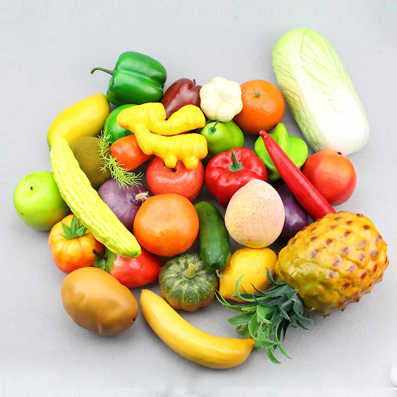 Simulation vegetable photography props home cabinet decoration children's toys teaching AIDS foam material