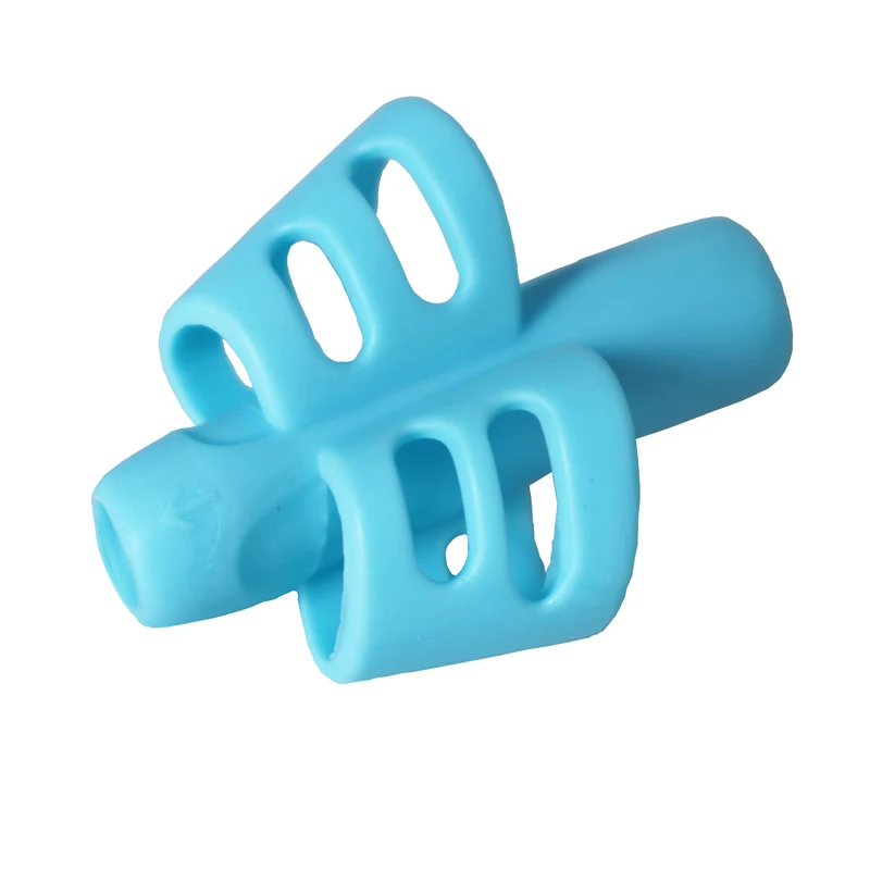 Pen Holder Pen And Brush Holder 1Pc Children's Writing Pencil Pot Holder Silicone Pen Assisted Grip Posture Orthosis