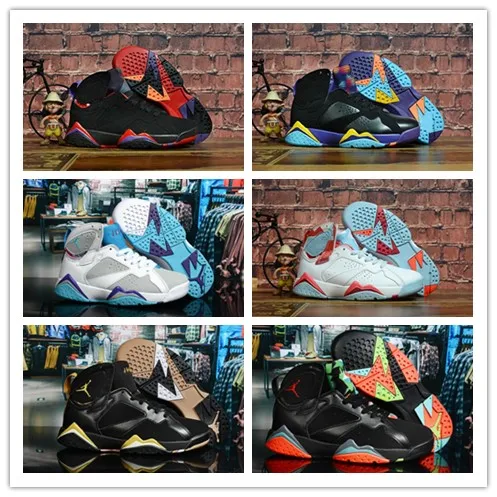 

7 7s But Net Bordeaux Verde Gs Hare Fuchsia Glow Men Basketball Shoes Mens Sports Shoes Womens Sneakers 36-47