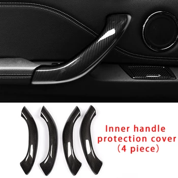 

For BMW new X2 F39 carbon fiber Inner handle protection cover molding trim 4pcs