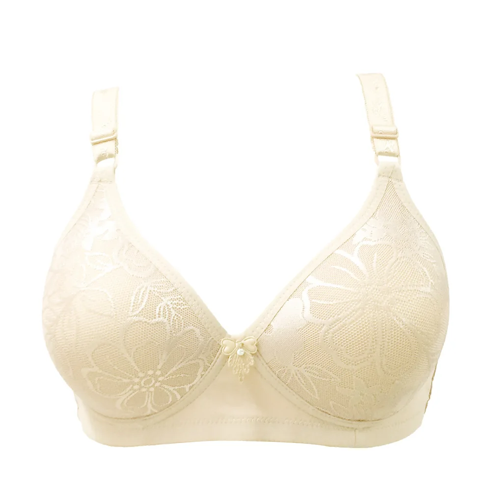 Light Apricot Luckymily, 7 цветов, плюс размер, 36-44, BC чашечки, женские бюстгальтеры, пуш-ап, бюстгальтер, нижнее белье, беспроводной бюстгальтер, Дамское сексуальное нижнее белье без косточек - Цвет: Light Apricot