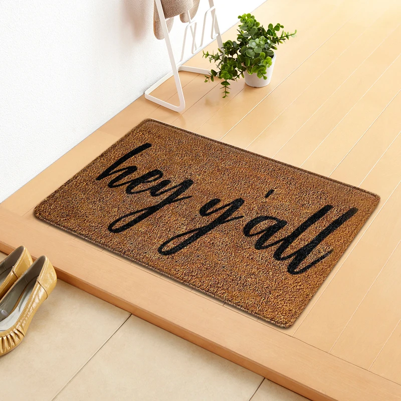 Felpudo clásico con letras de Friends, Felpudo con citas divertidas  impresas, Alfombra de bebé para dormitorio, cocina, alfombrillas  decorativas antideslizantes para puerta - AliExpress