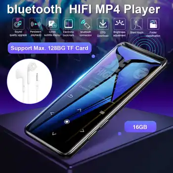 

16GB bluetooth MP3 Player Earphones HiFi fm Radio mini USB mp3 Sports MP 4 HiFi Portable Music Players Voice Recording Recorder