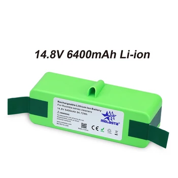 

6.4Ah 14.8V Li-ion Battery with Brand Cells for iRobot Roomba 500 600 700 800 Series 510 530 550 560 620 650 770 780 790 870 880
