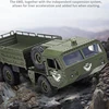 Simulation Military Electric RC Truck Model 1:16 2.4G 6WD 500G Load Driving Remote Control Military Truck 6x6 Off Road Trucks 4