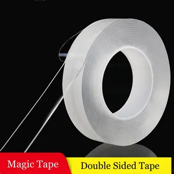

Double Sided Nano Magic Tape Reusable Waterproof Acrylic Transparent Adhesive Super Strong Gel Grip Tape