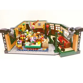 

New Classic TV Series American Drama Friends Central Perk Cafe Fit Model Building Block Bricks lepines 21319 Toy Gift Kid