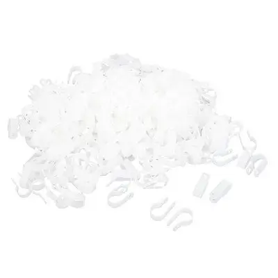 

1000 Pcs Replacement White Plastic R Clip Clamp for 16mm Wire Hose Tube