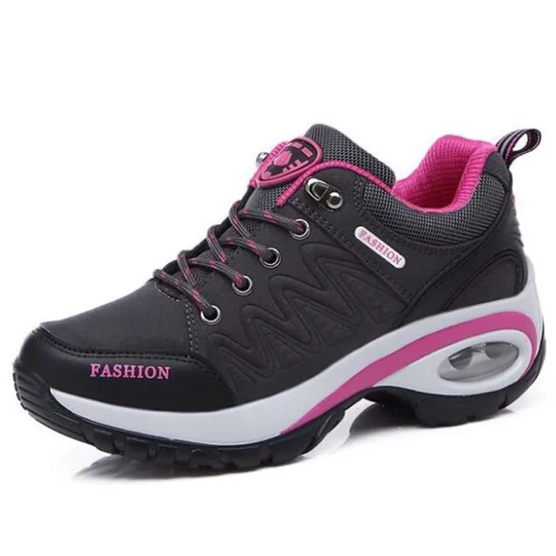 

Hiking women's shoes non-slip wear-resistant hiking leisure increased air cushion women sneakers shoes rocking tenis feminino
