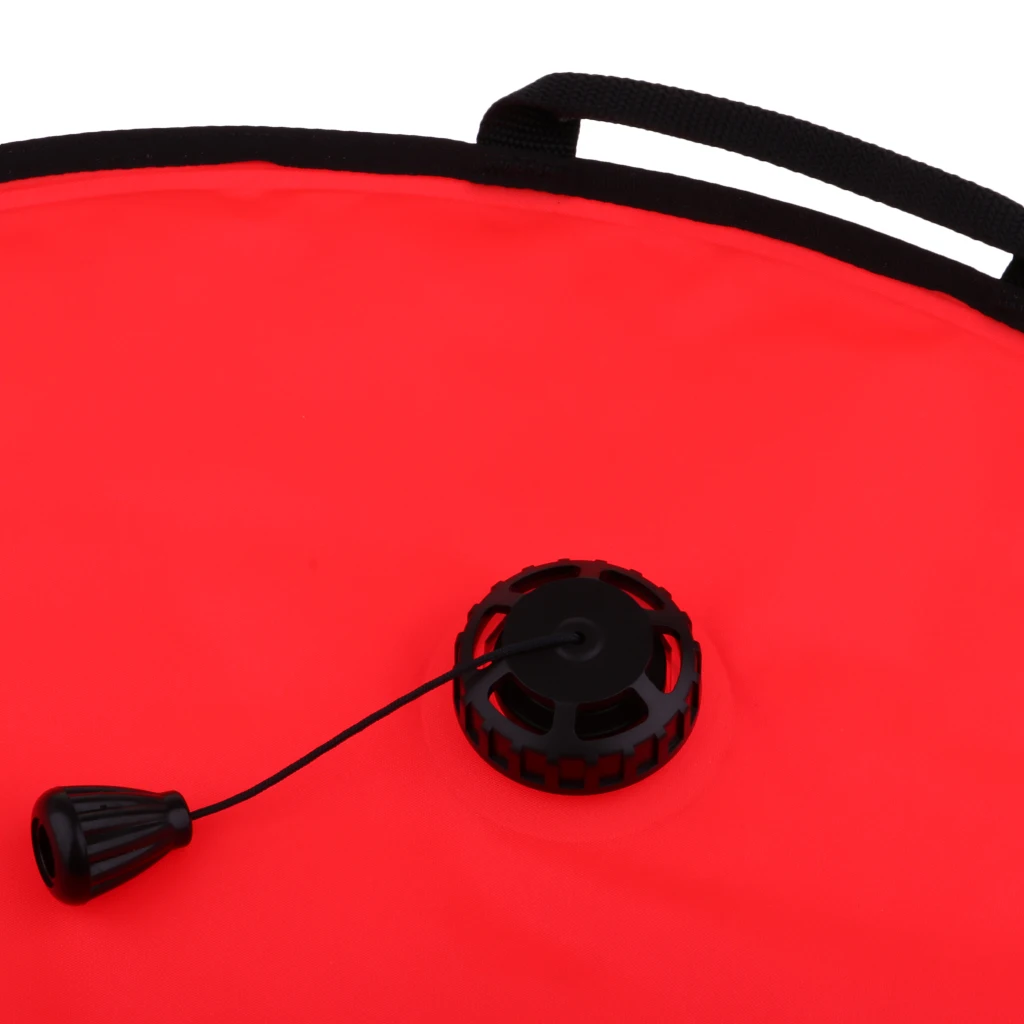 

125lbs Lift Bag & Dump Valve, High Visibilty SMB For Scuba Diving Snorkeling