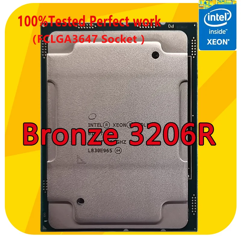 Intel Xeon Bronze 3206R SRG25 1.90GHZ 8 Cores 8 Thread 11MB Smart Cache ...