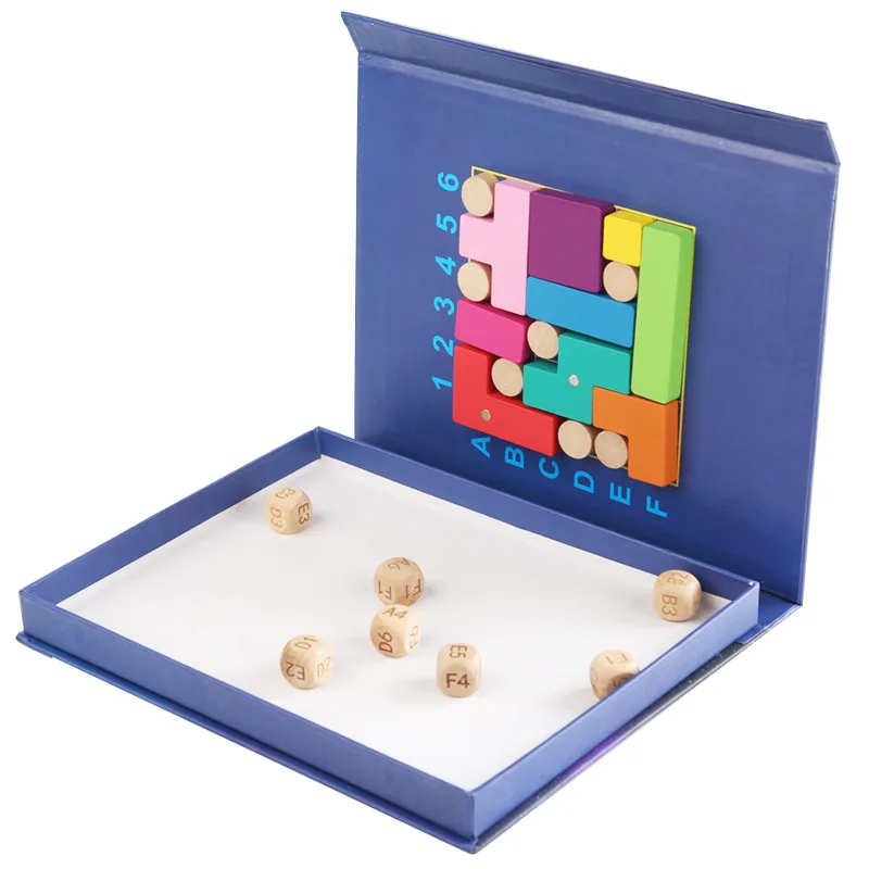 Cubo Madeira Encaixe Quebra Cabeça Puzzle Tetris Wood Rubiks