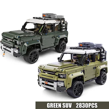 

Technic Lander Rover Defender Car Set compatible with Lepining 42110 Off-road Vehicle Building Blocks Toys for Children