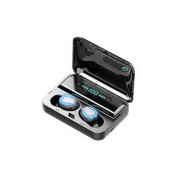 

F9-5 Bluetooth 5.0 TWS Earphone Digital Display Headsets Touch Button LED wireless headphones True Earbuds Stereo Headphones