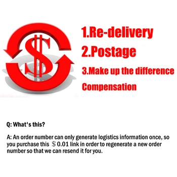 

Make Up The Difference Compensation, Re-delivery, Postage . Separate Purchase Invalid, No Delivery