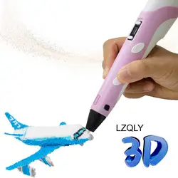 Stylo 3D Original pour enfants, crayon d'impression de dessin 3D avec écran LCD, jouets avec Filament PLA, cadeau de noël et d'anniversaire 