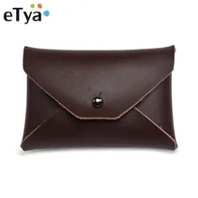 ETya, модный кожаный женский кошелек, кошелек для монет, карамельный цвет, маленький кошелек, женские кошельки для кредитных карт, клатч, Женский кошелек для девушек