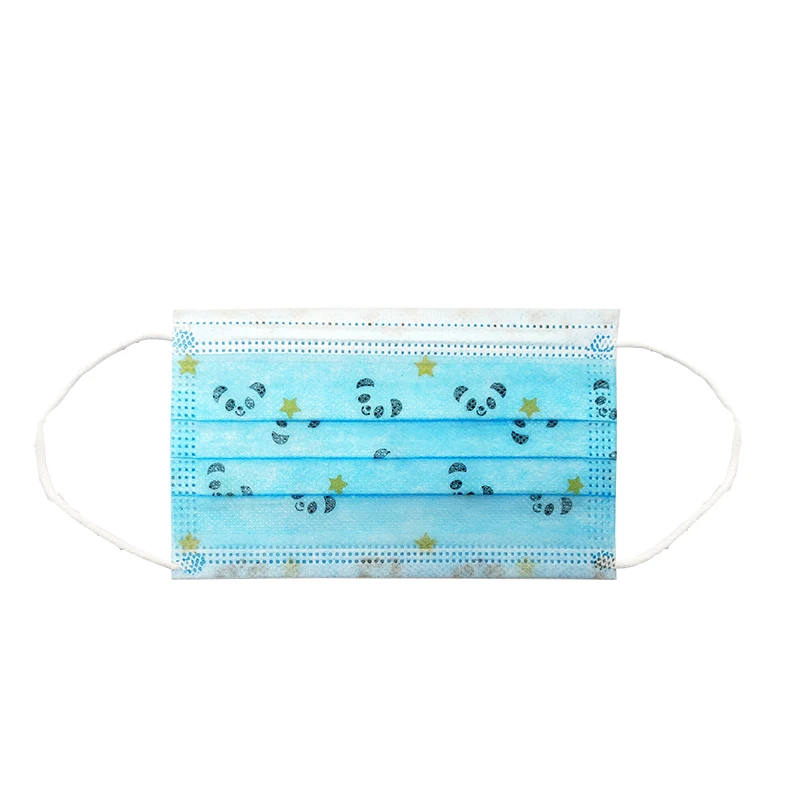 蓝底黄星熊猫