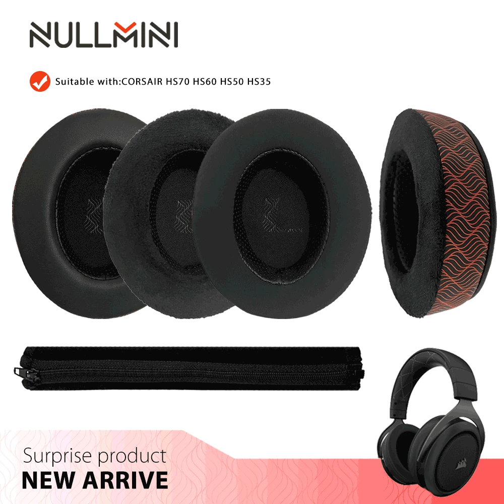 NullMini almohadillas repuesto para auriculares CORSAIR HS70,HS60,HS50,HS45,HS35,2100, auriculares con cambio y temperatura|Accesorios auriculares| - AliExpress