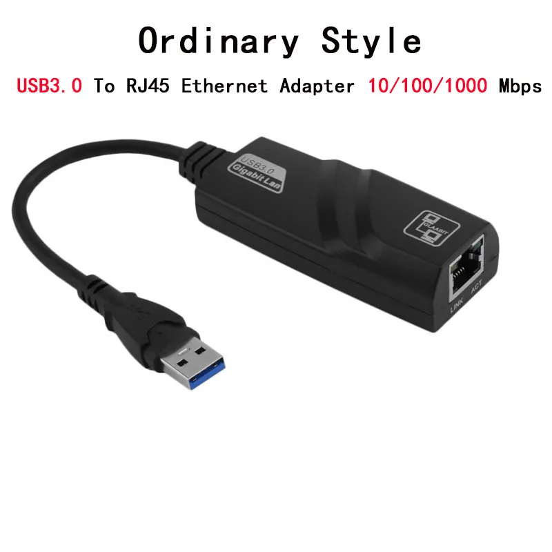 Black Micro USB2.0 к RJ45 10/100 Мбит/с USB Ethernet адаптер Сетевая карта LAN USB адаптер Lan RJ45 карта для пожарной ТВ/Google Chromecast - Цвет: Black