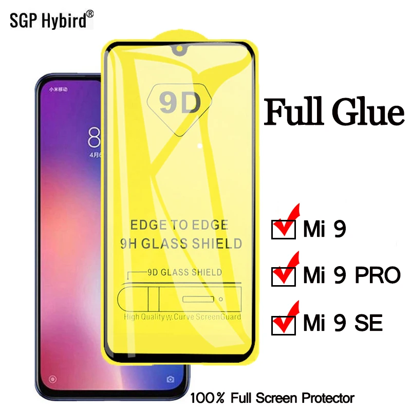 Защитное стекло с полным покрытием 9D для Xiaomi Mi 9 SE Lite закаленное 9X 9SE легкая