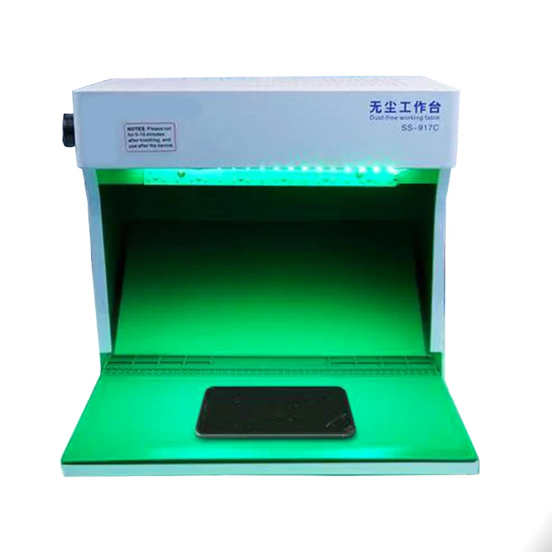  New Table Work Dust Free Room with Green Dust Checking Lamp for Mobile Phone Tablets Electronics Re